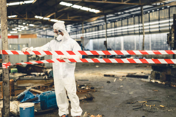 Professional Biohazard technician working in Remsenburg, NY